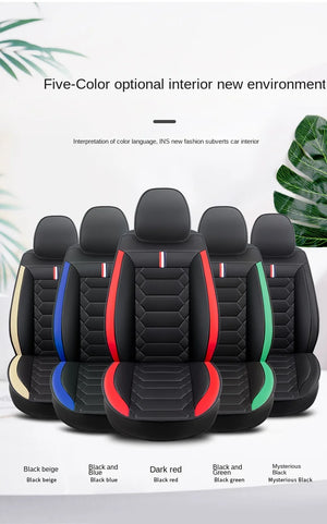 Universal Car Seat Cover for Most Car Model Comfortable Breathable Car Accessories Interior Details Seat Protector