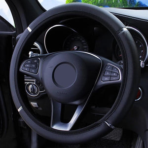 Alpha Car Steering Wheel Cover - Universal Fit