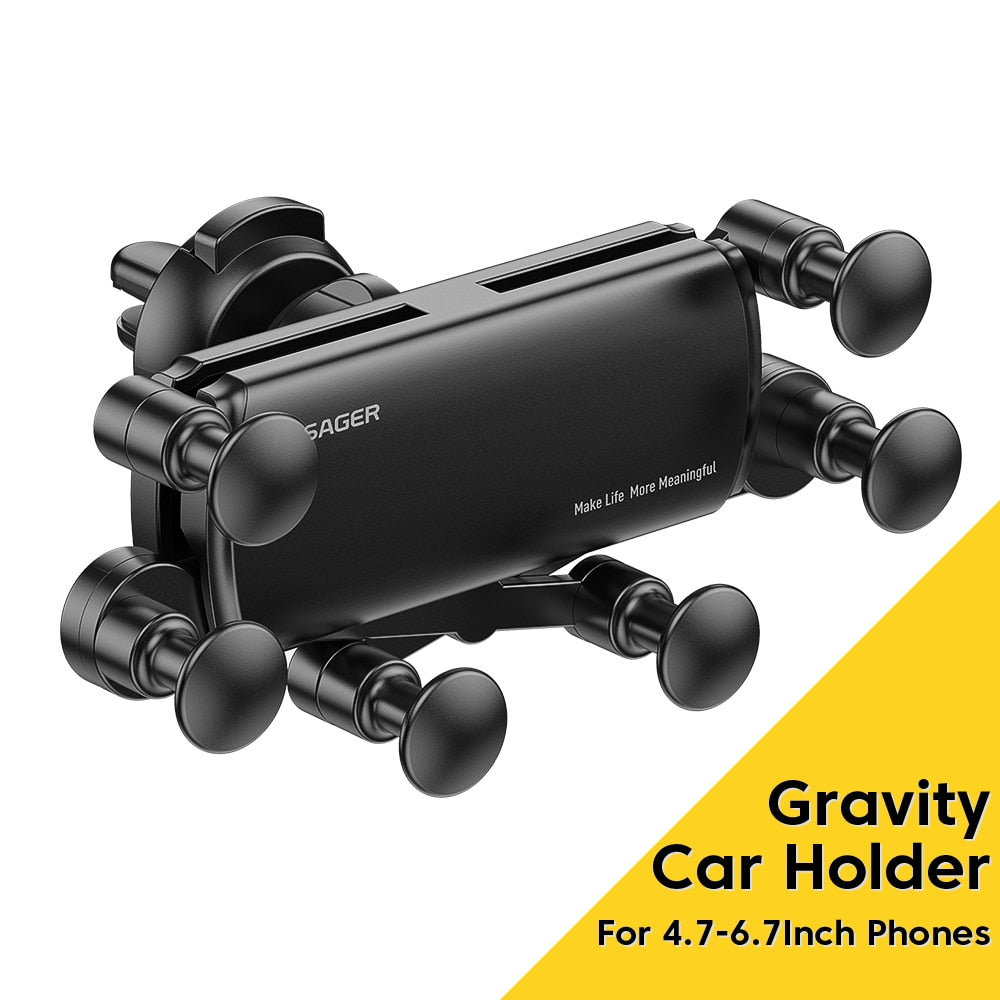 Lux Six Points Gravity Car Phone Holder